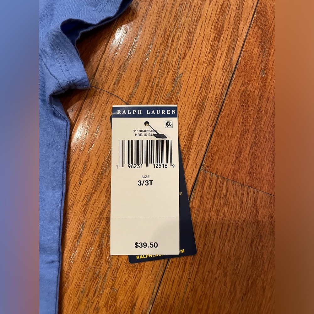 ❌❌SOLD❌❌NWT Polo Ralph Lauren Polo Bear Toddler Girl Short Sleeve Shirt 3T 👕 🐻 🐎 - Picture 4 of 6